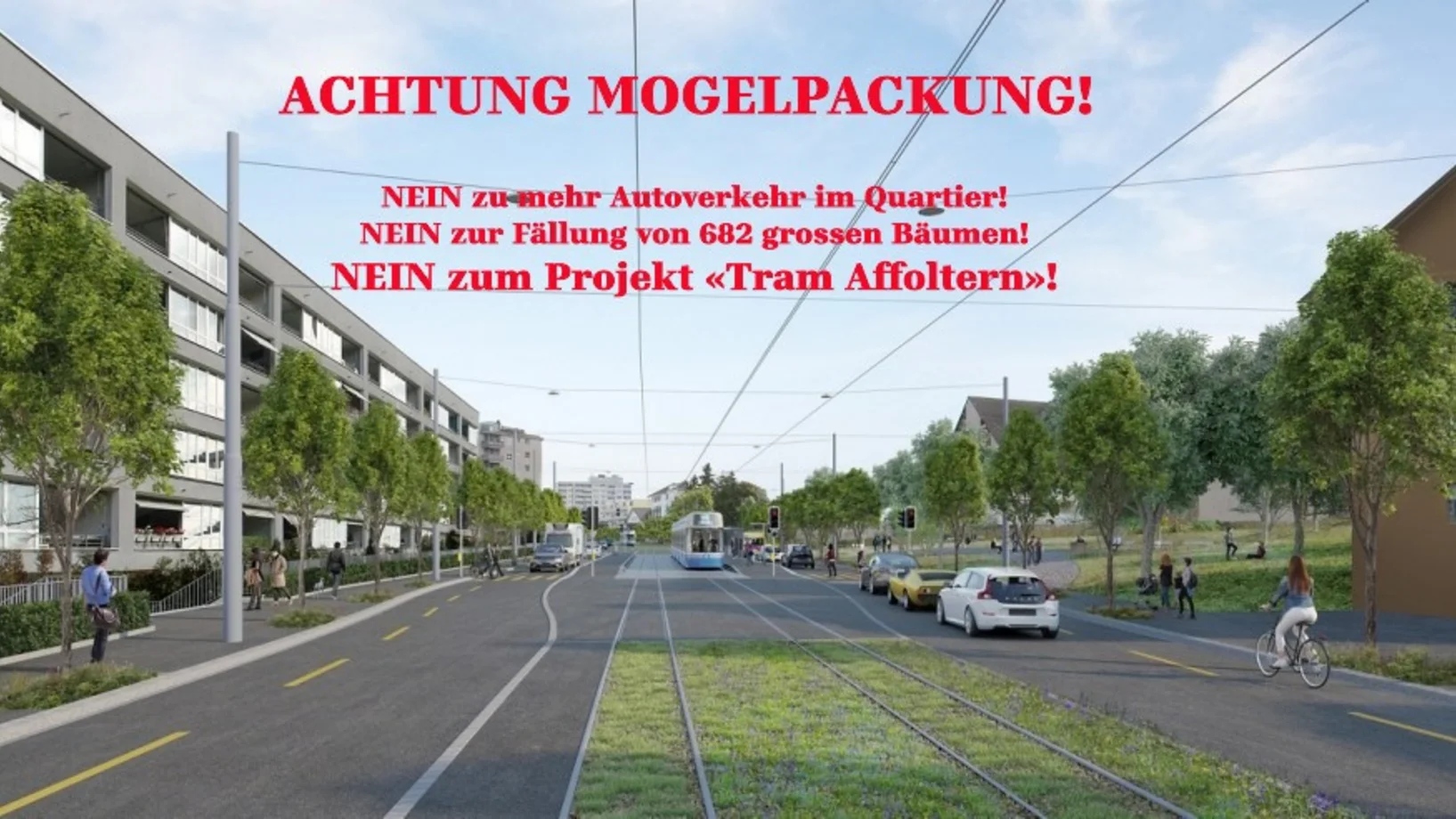 NEIN zum Tram Affoltern