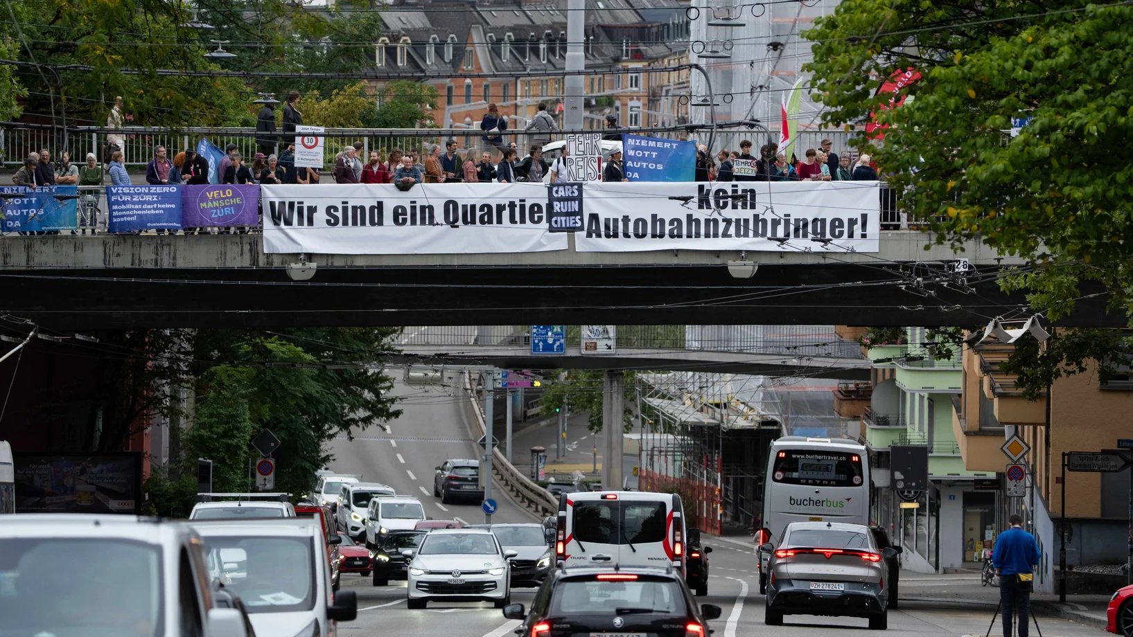 Demo gegen Westtangente