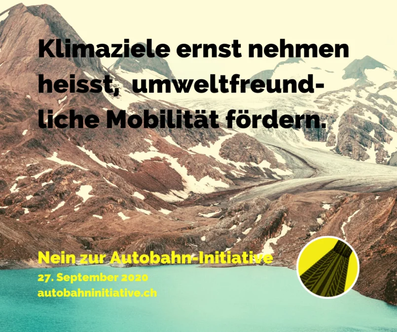 Nein zur Autobahn-Initiative 