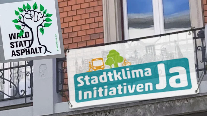 Stadtklima Fahne Sticker