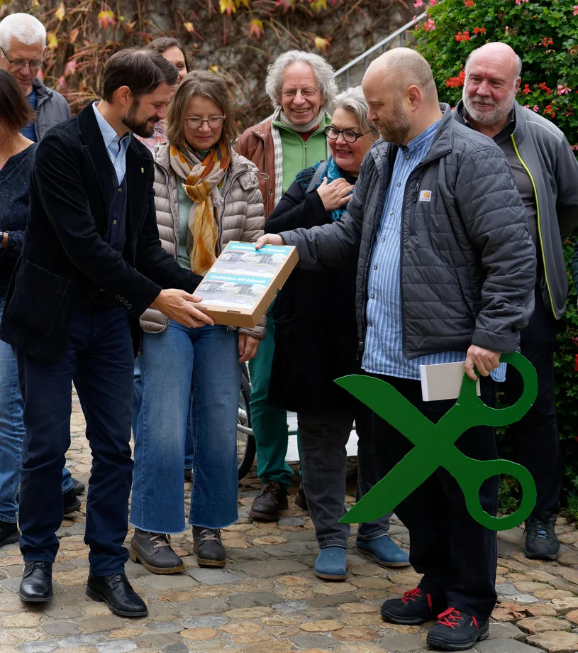 Übergabe der Stadtklima-Initiative