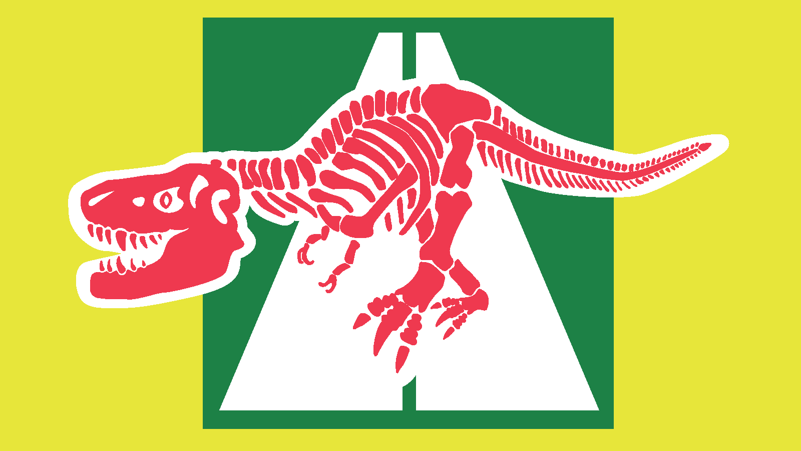 Autobahn Dinosaurier